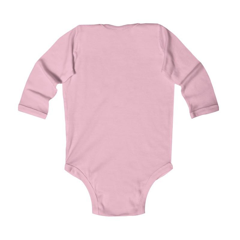 Infant Long Sleeve Bodysuit Back Off Aunt - Let's Print Big