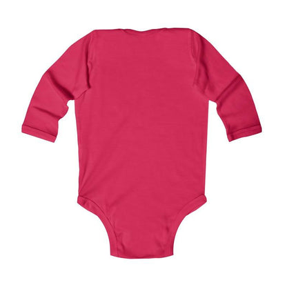 Infant Long Sleeve Bodysuit Back Off Aunt - Let's Print Big