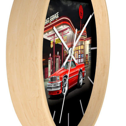 1978 El Camino Gas Station Wall clock