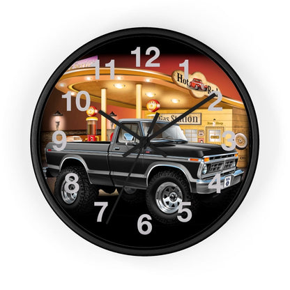 1976 F-150 Ranger XLT 4x4 Pickup Truck Wall clock