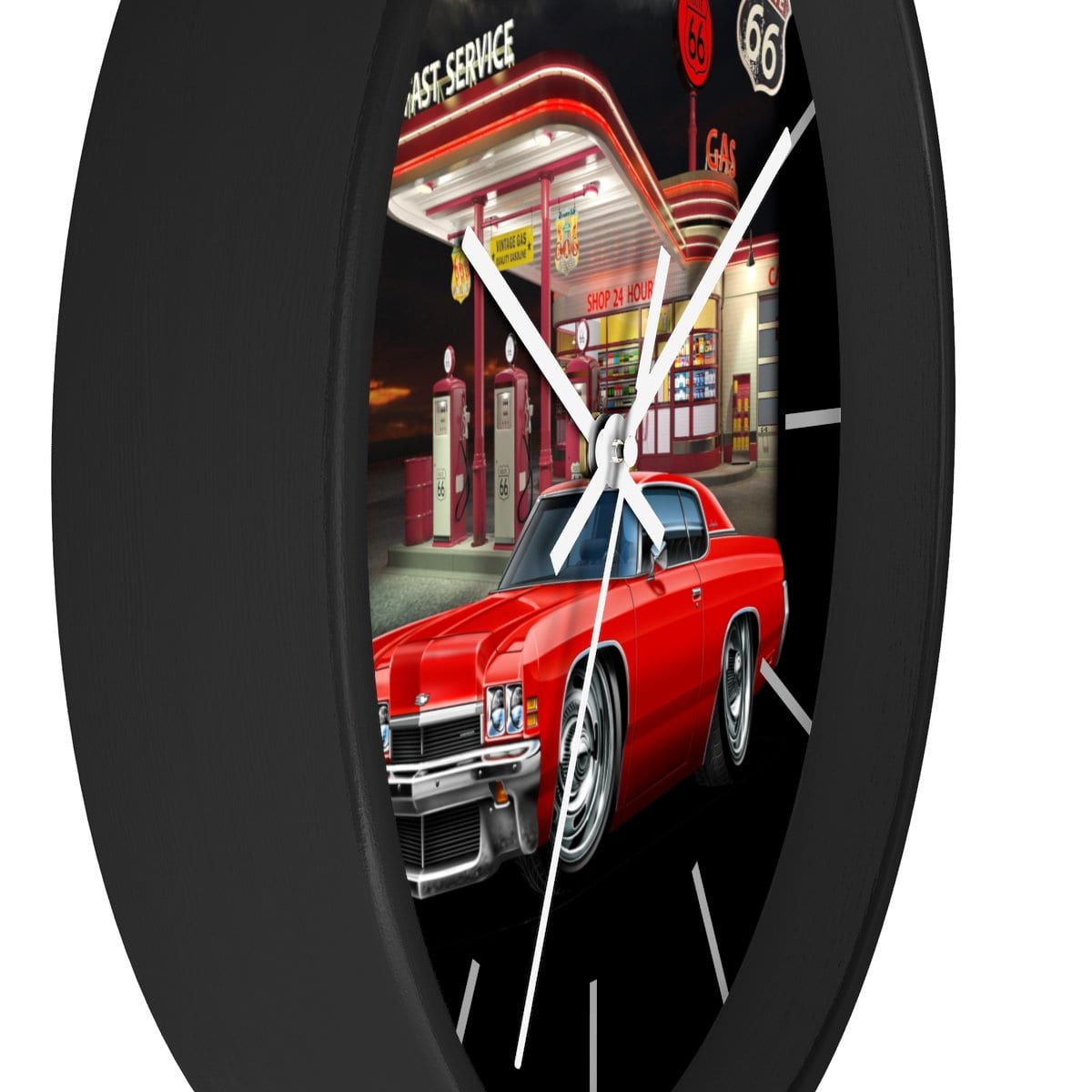 1972 Impala Vintage Gas Wall clock