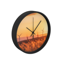 Windmill Sunset 10 inch wall clock