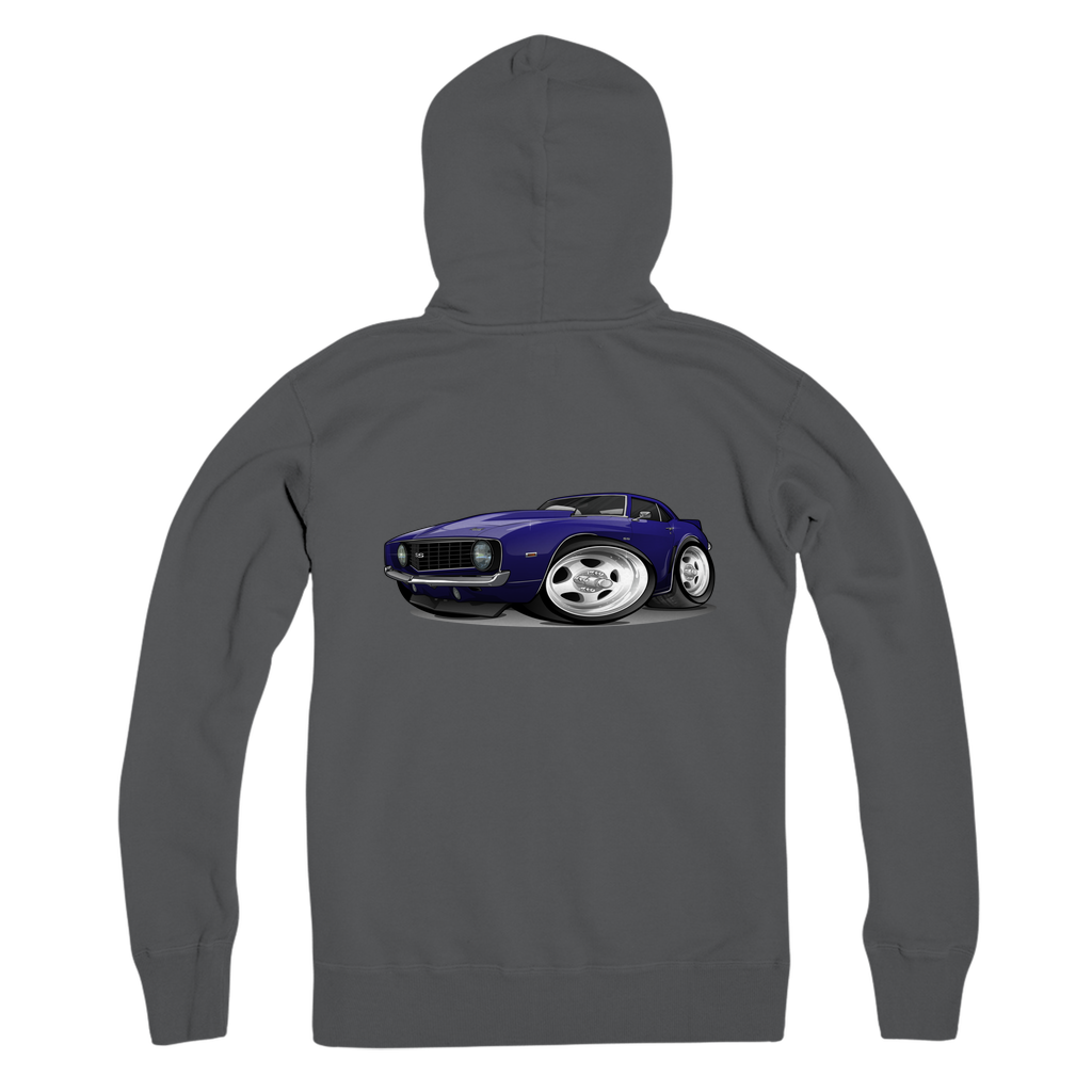 1st Generation Purple Camaro Premium Adult Zip Hoodie