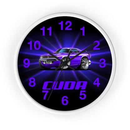 1970 Plymouth Cuda Wall clock