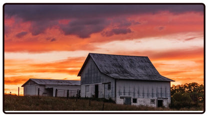 Barn Sunset Desk Mat