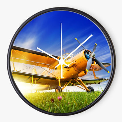 Biplaine sunset 10 inch wall clock