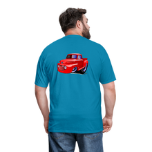 Old Red Truck Version B Men's T-Shirt - turquoise