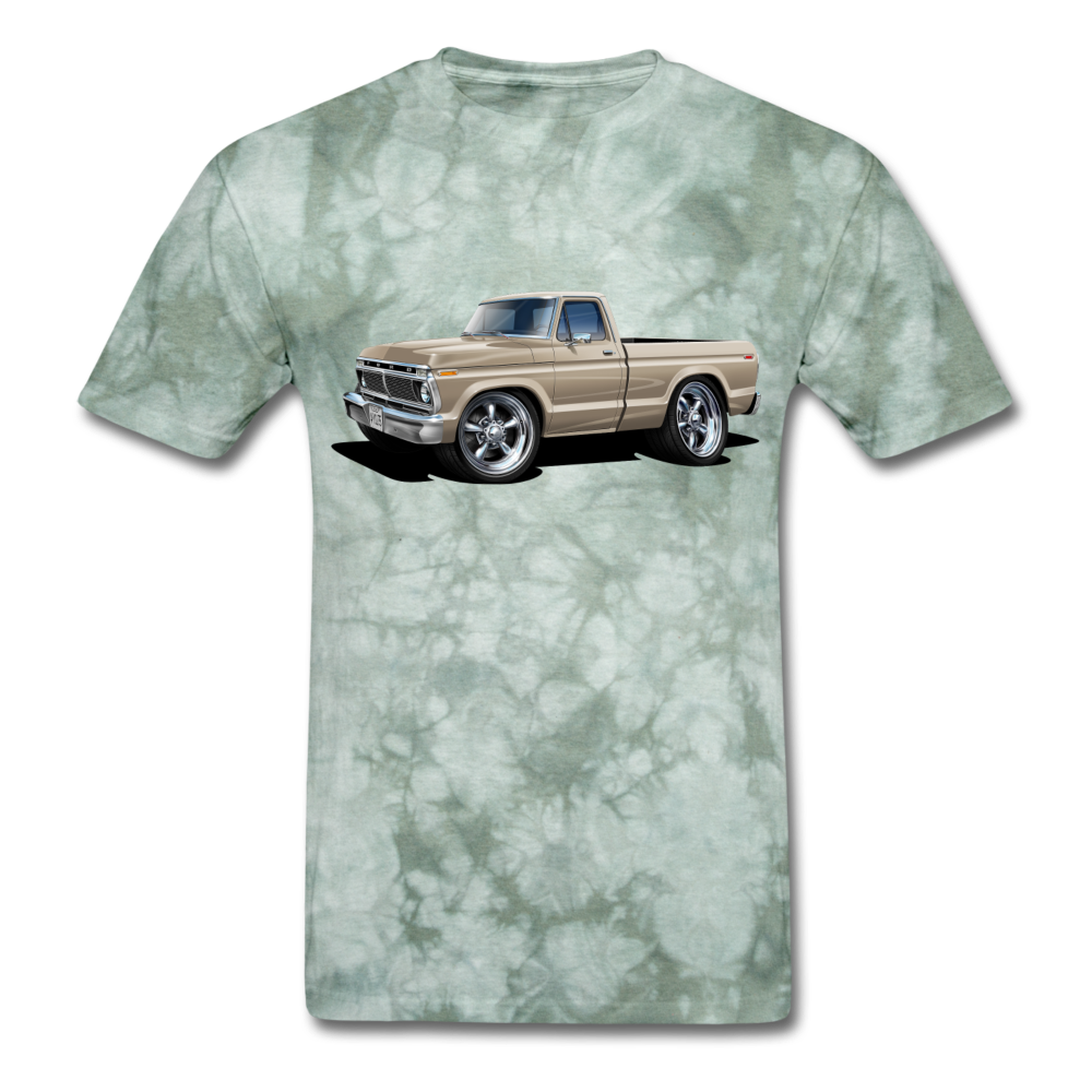 Men's T-Shirt - military green tie dye