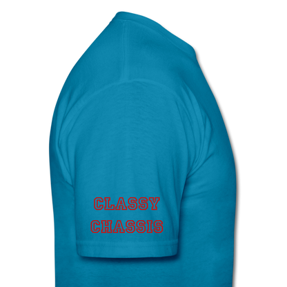 Old Red Truck Version B Men's T-Shirt - turquoise