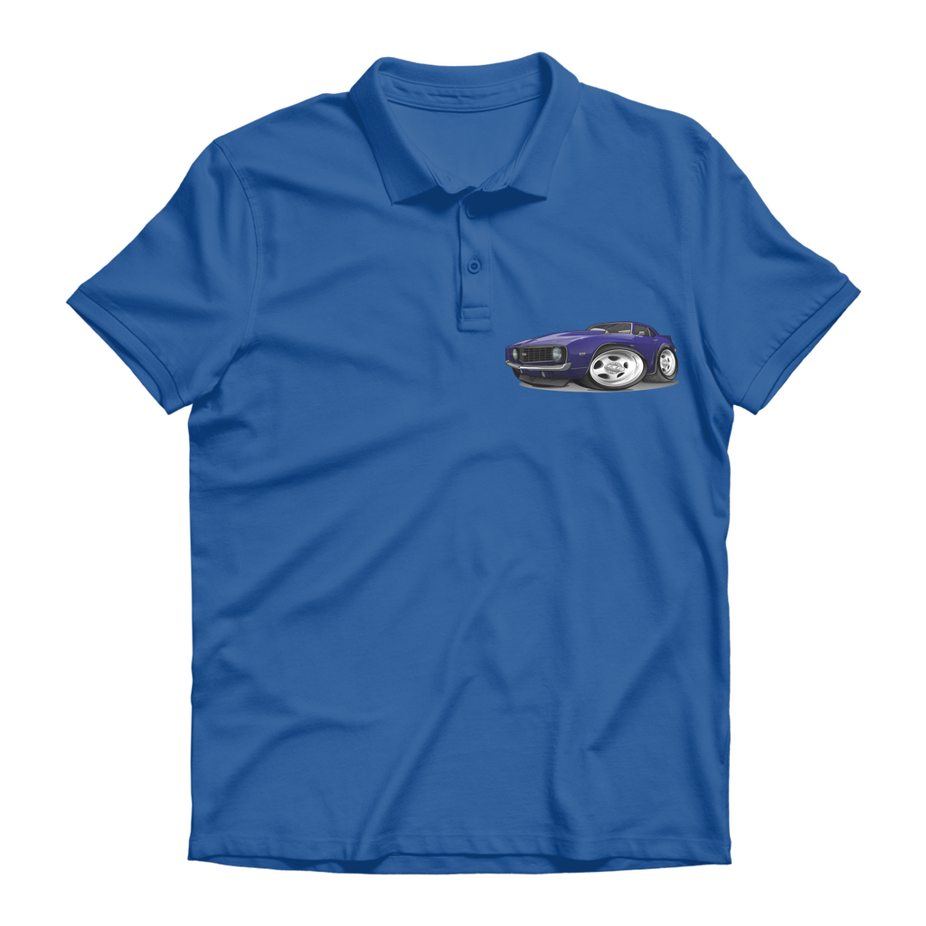 1st Generation Purple Camaro Premium Adult Polo Shirt