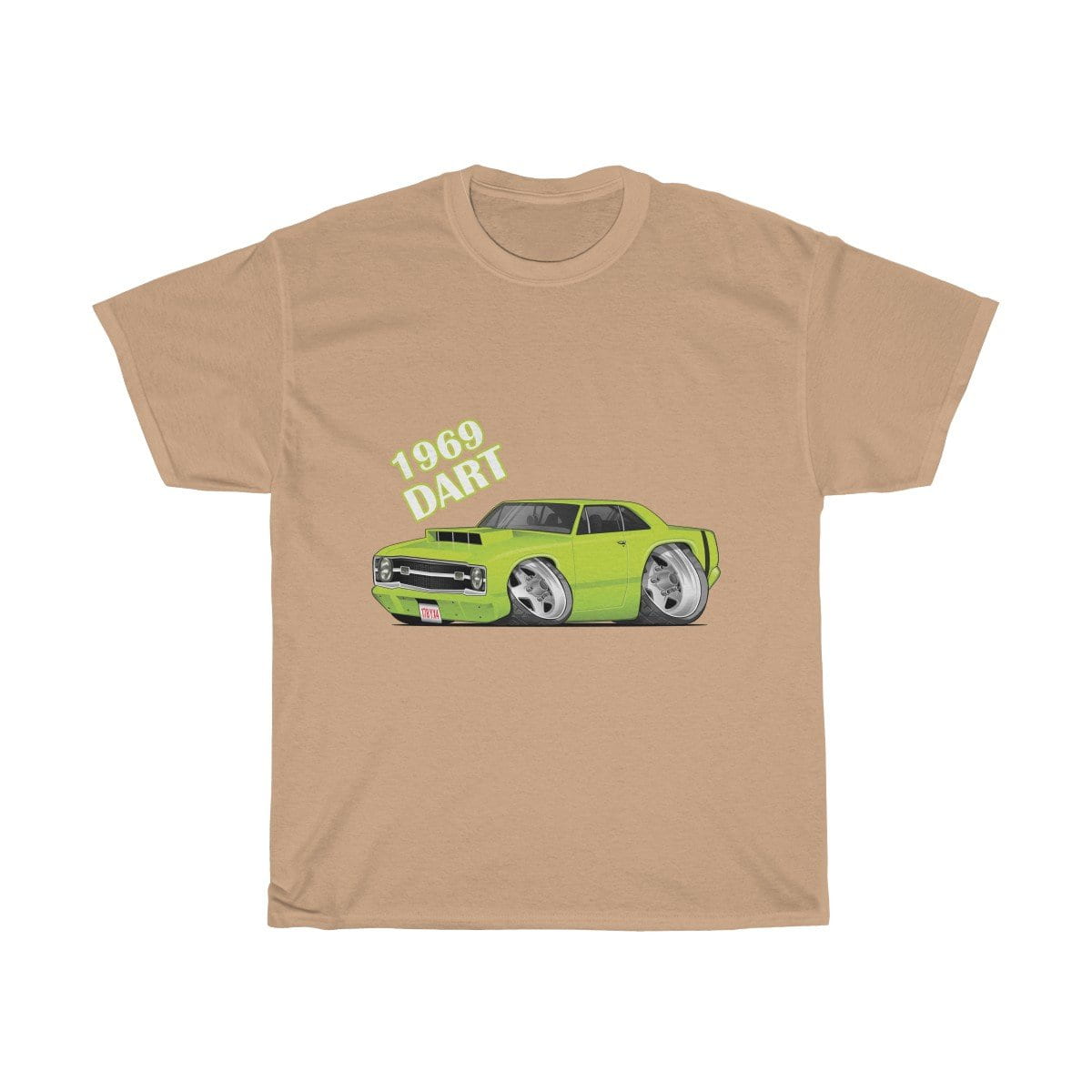 1969 Dart Car Art Unisex Heavy Cotton Tee