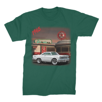 1965 White Galaxie Muscle Car Art Premium Jersey Men's T-Shirt