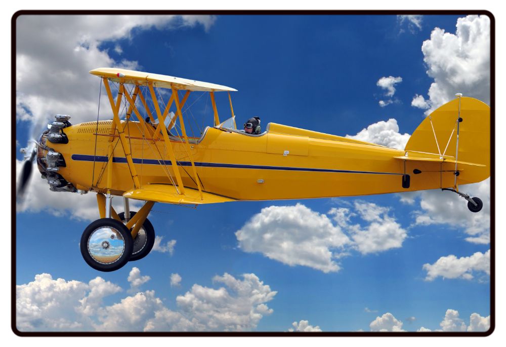Stearman Biplane Desk Mat