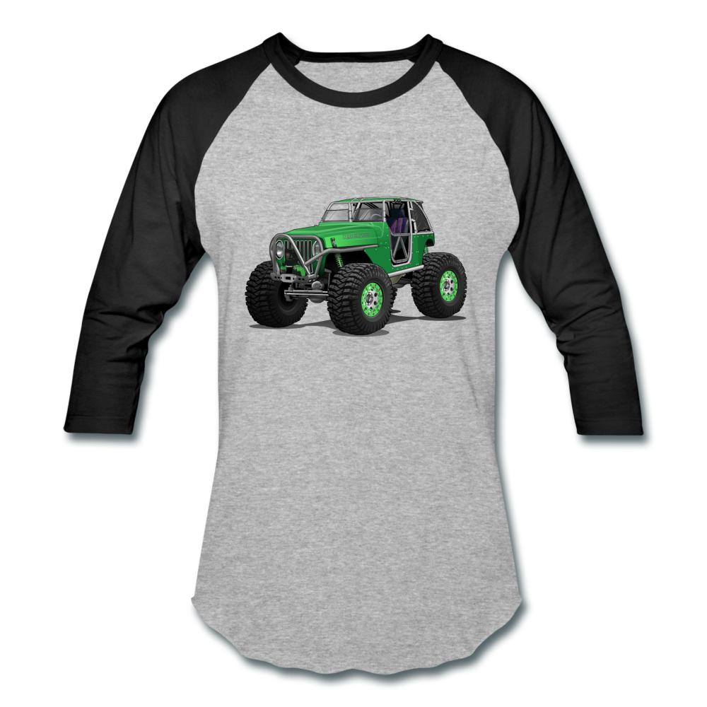 Baseball T-Shirt - heather gray/black