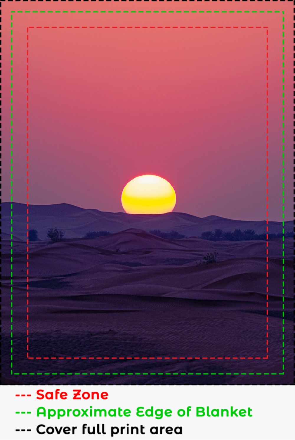 Desert Sunset Blanket