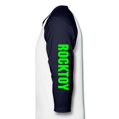 Baseball T-Shirt - white/navy