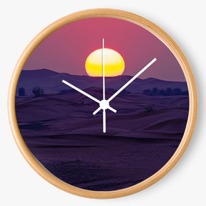 Desert Sunset 10 inch wall clock