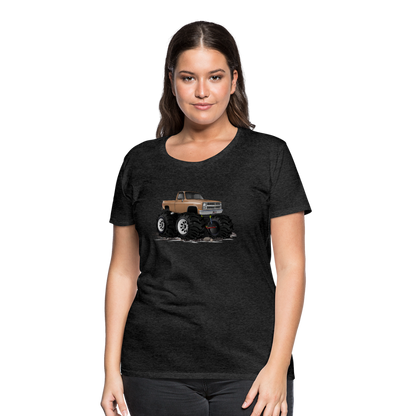 1986 Chevrolet 4x4 Pickup Truck Car Art Women’s Premium T-Shirt - charcoal gray