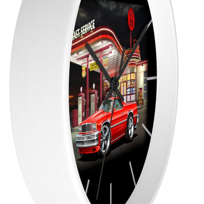 1978 El Camino Gas Station Wall clock