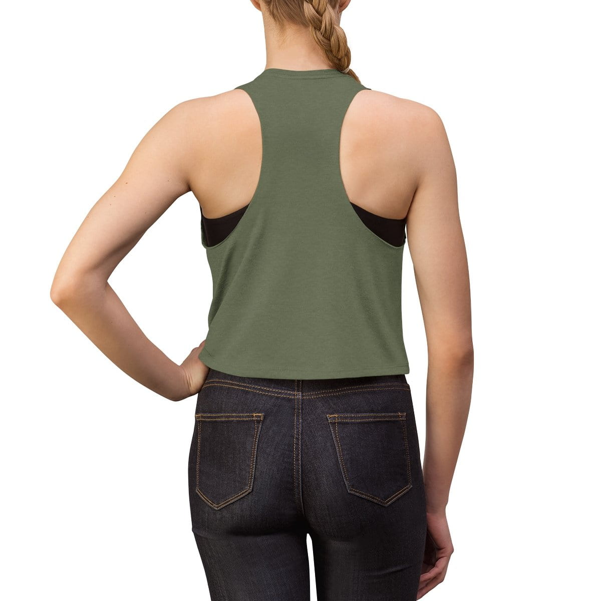 Red White Blue Eagle Women's Crop top