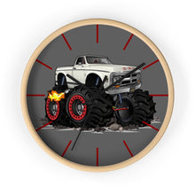 1972 GMC 4x4 Pickup Monster Truck with Rocks Car Art Wall clock