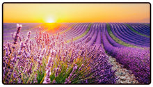 Lavender Field Sunset Desk Mat