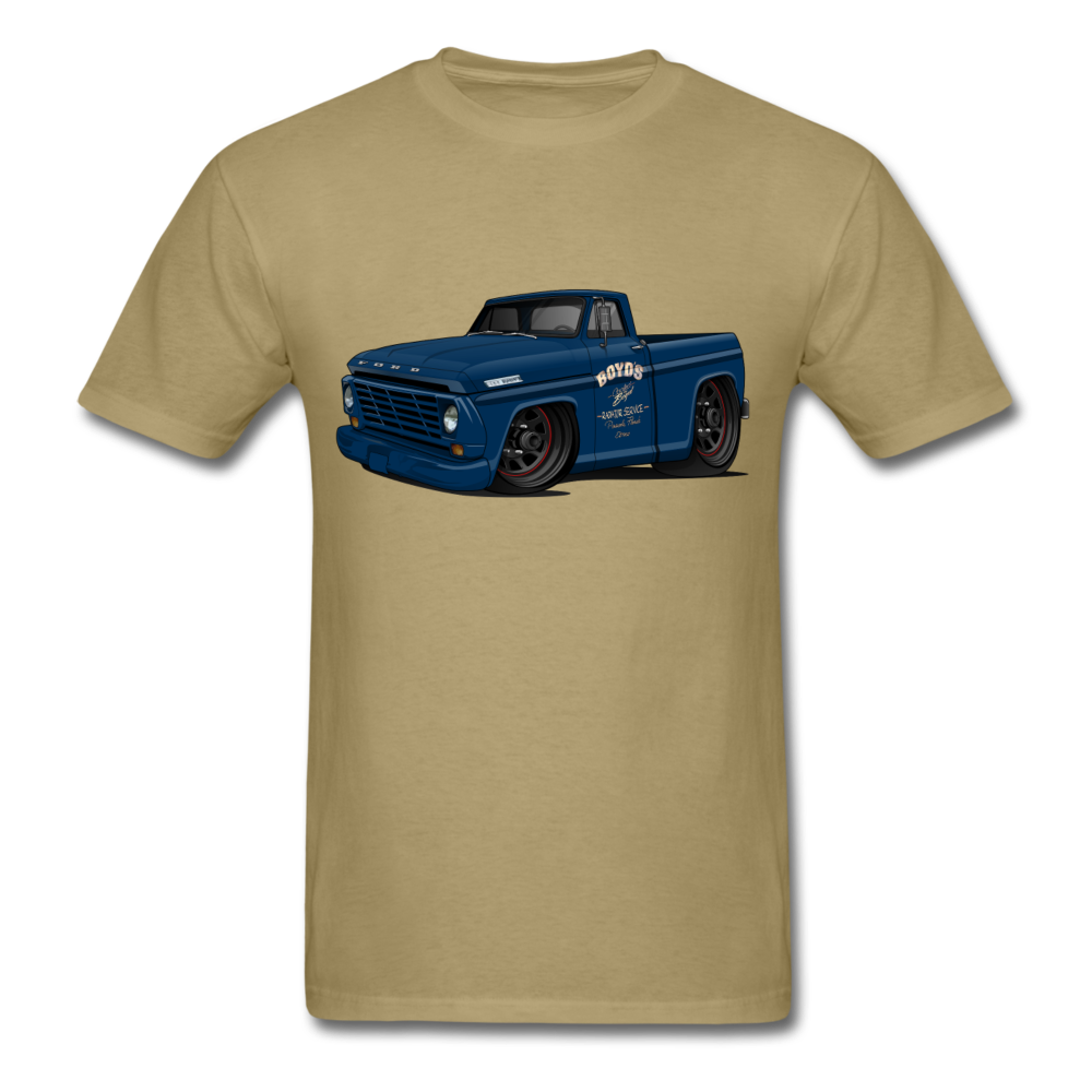1967 Ford F-100 Men's T-Shirt - khaki