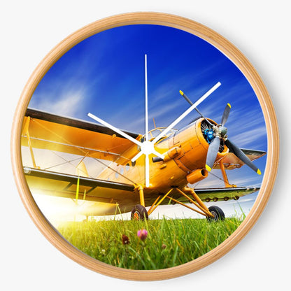 Biplaine sunset 10 inch wall clock