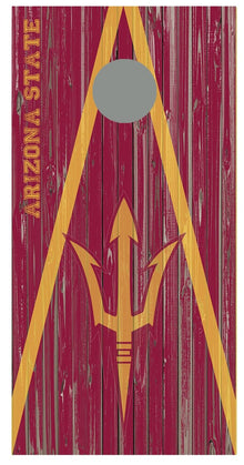 Arizona State Sun Devils Design B Corn Hole Board Decal Wraps
