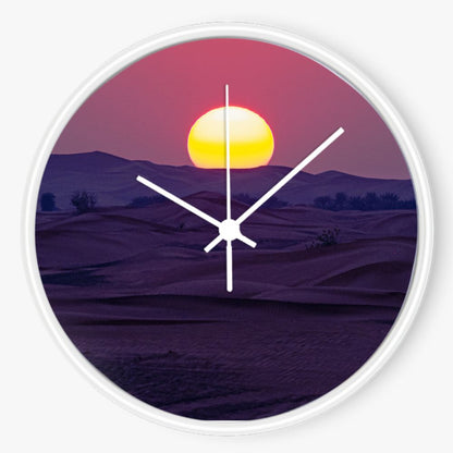 Desert Sunset 10 inch wall clock