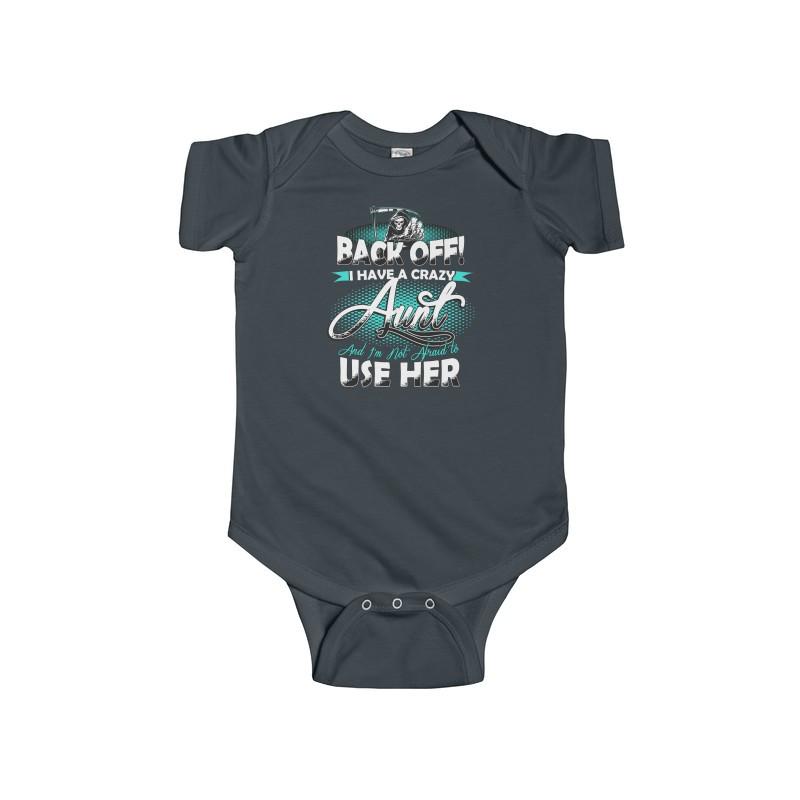 Infant Fine Jersey Bodysuit Back Off Aunt - Let's Print Big