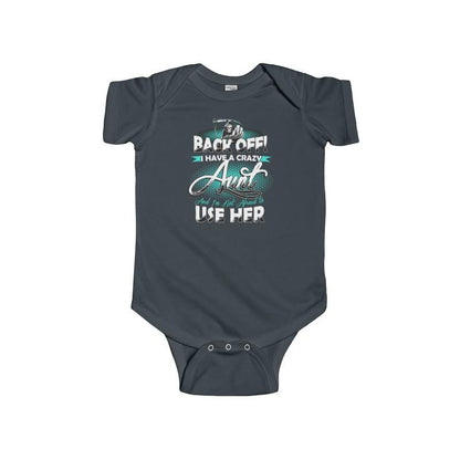 Infant Fine Jersey Bodysuit Back Off Aunt - Let's Print Big