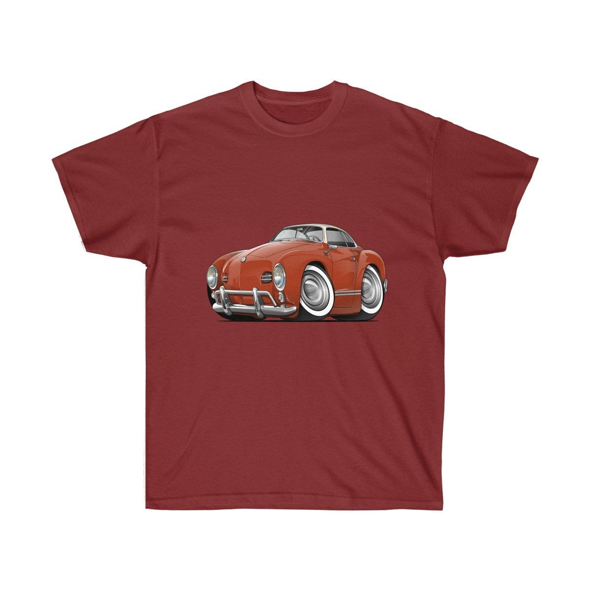 Volkswagen Cartoon Car Art Unisex Ultra Cotton Tee