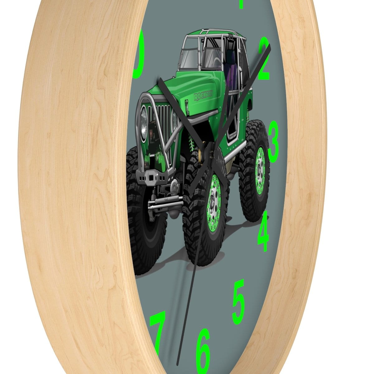 Jeep 4x4 Rocktoy Rock Climber Car Art Wall clock