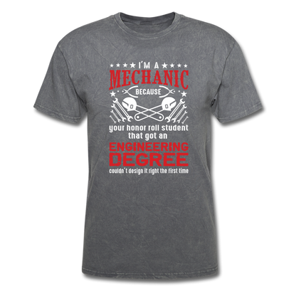 I'm a Mechanic Men's T-Shirt - mineral charcoal gray