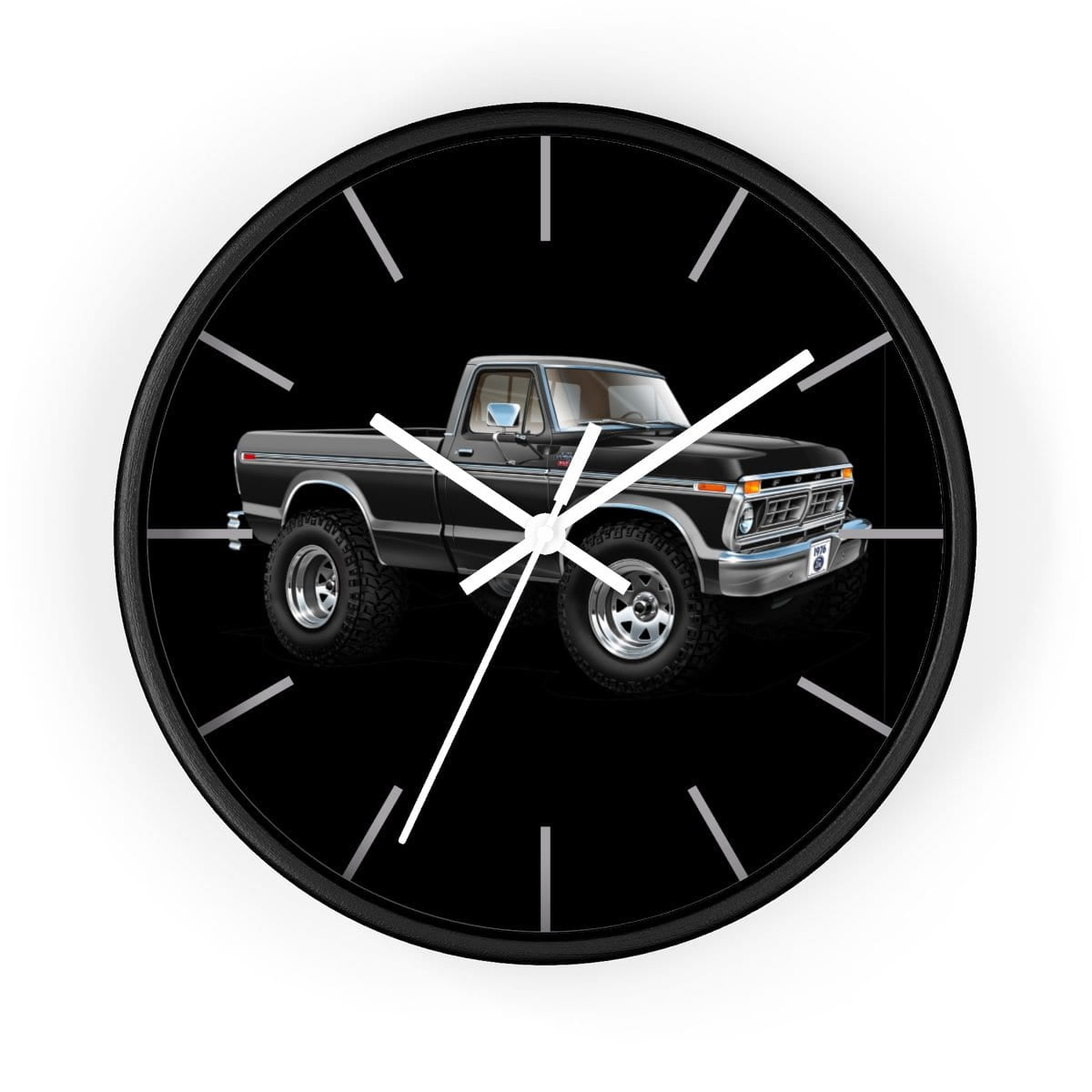 1976 F-150 Ranger XLT 4x4 Pickup Truck Wall clock