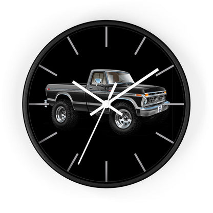 1976 F-150 Ranger XLT 4x4 Pickup Truck Wall clock