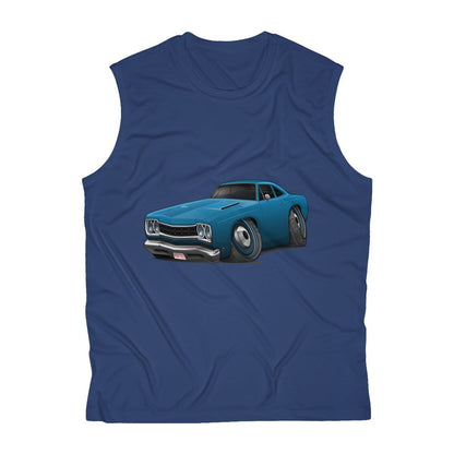 1968 Plymouth Road Runner Car Art Men's Sleeveless Performance Tee