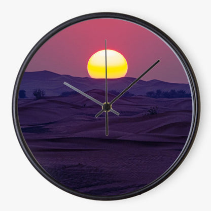 Desert Sunset 10 inch wall clock