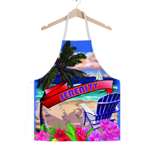 Serenity Beach Banner Design Classic Sublimation Adult Apron