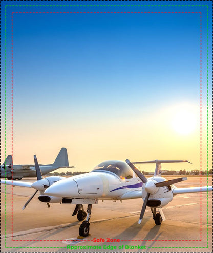 Runway Plane Blanket