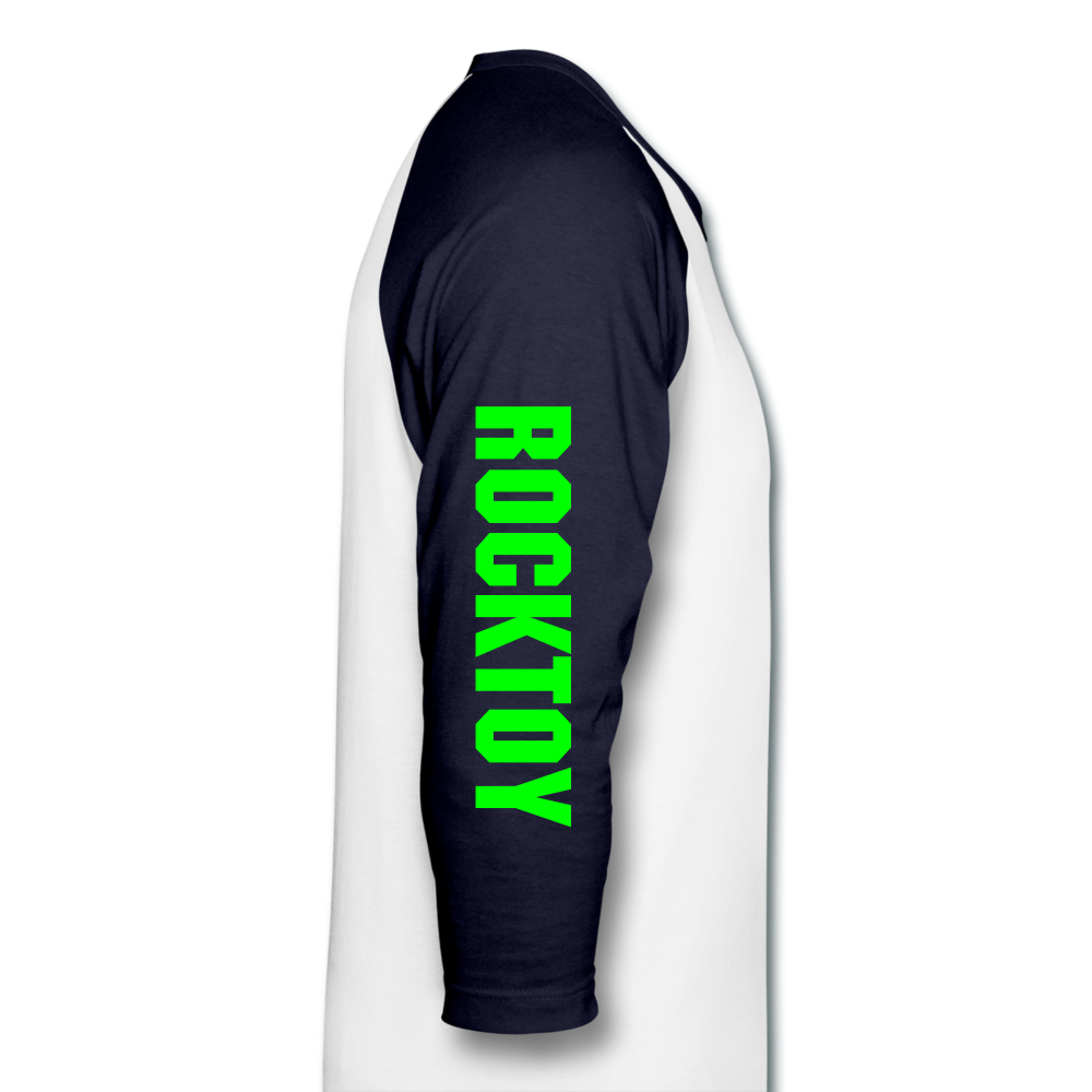 Baseball T-Shirt - white/navy