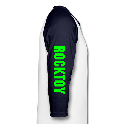 Baseball T-Shirt - white/navy