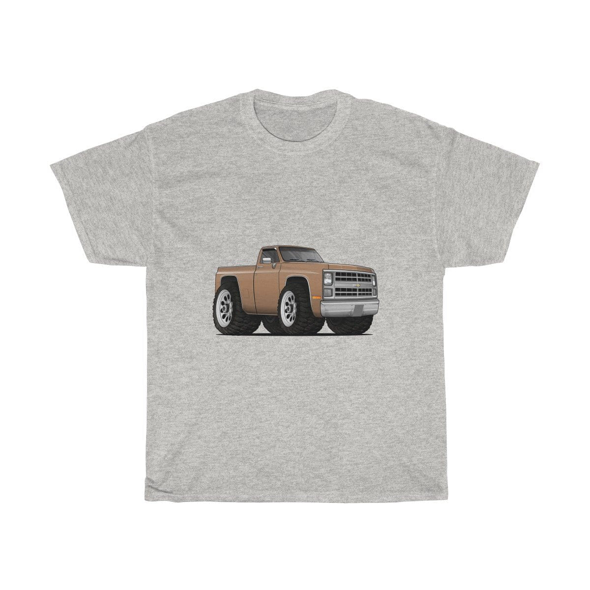 1986 4X4 Truck Car Art Unisex Heavy Cotton Tee
