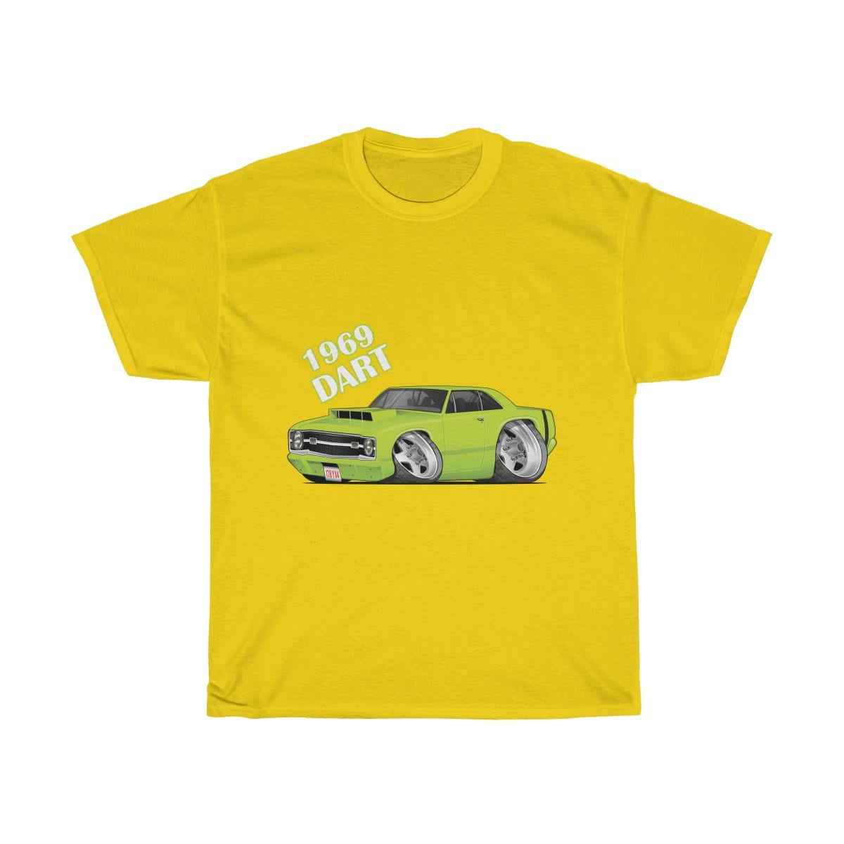 1969 Dart Car Art Unisex Heavy Cotton Tee