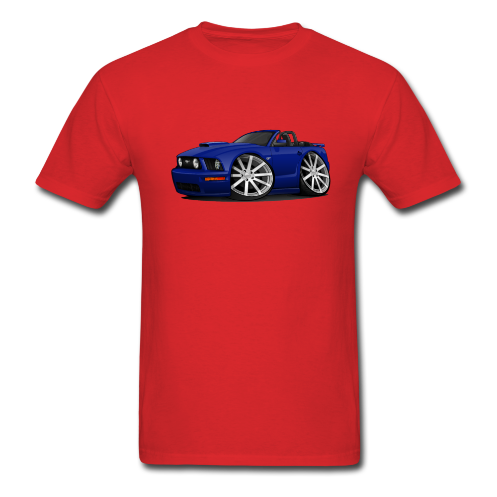 Mustang Convertible Men's T-Shirt - red
