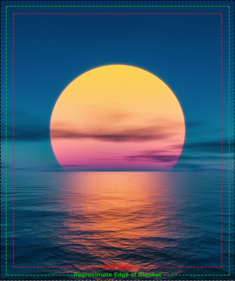 Sunset Over the Ocean Blanket