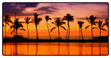 Palm Tree Sunset Desk Mat