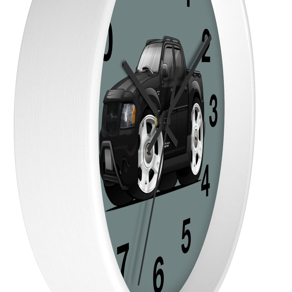 Sport Track Gray background Wall clock