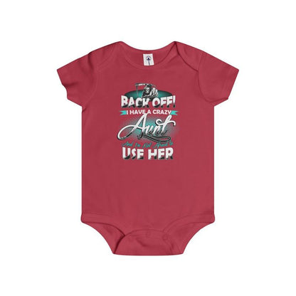 Infant Rip Snap Tee Back Off Aunt - Let's Print Big